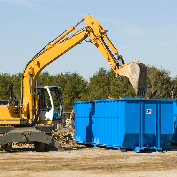 can i choose the location where the residential dumpster will be placed in Martin County